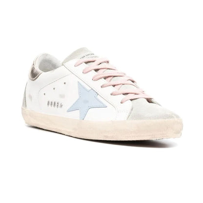 Golden Goose Wmns Superstar 'White Silver Ice Blue' - kickpit